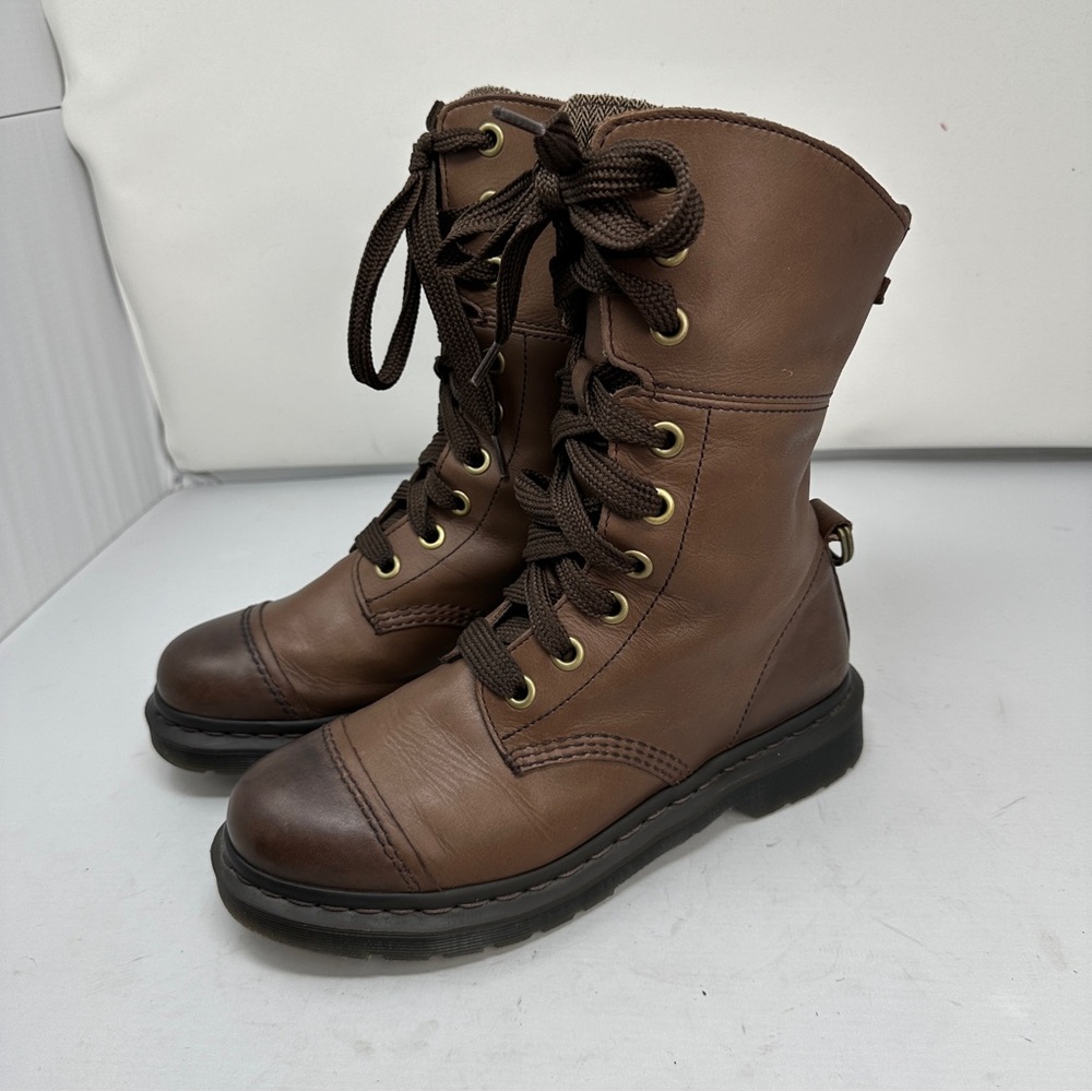 Dr. Martens Brown Combat Boots